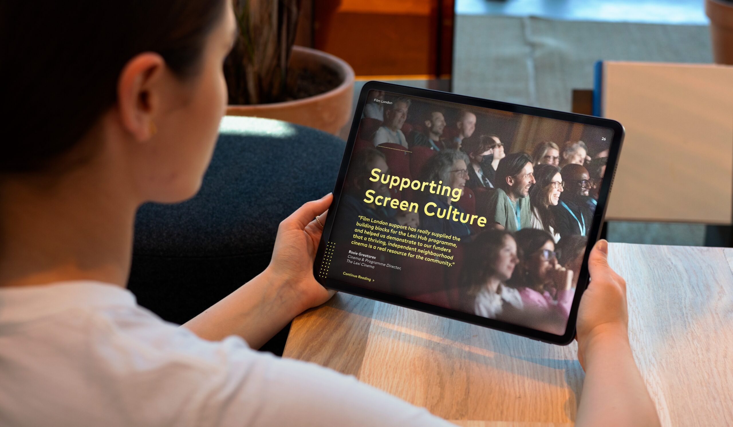 Anniversary logo design for Film London