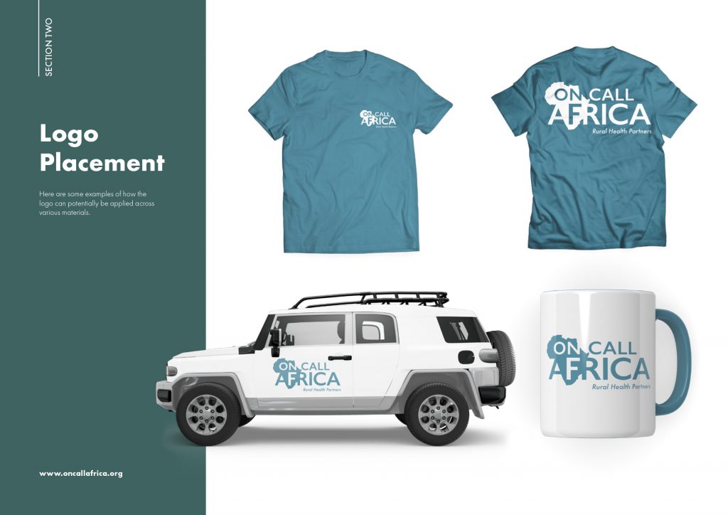 On-Call-Africa Logo placement builds consistency