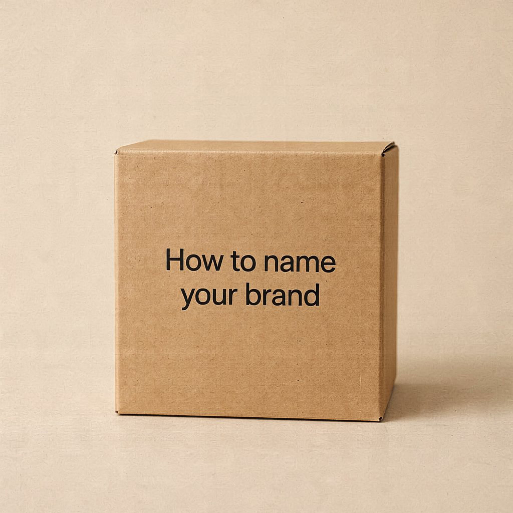 How to name your brand